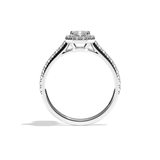 Solitaire Diamant Pavés - Simple Entourage - La Dynamique